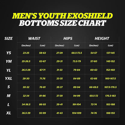 Exoshield Goalkeeper Pants, High-Impact Protection, Sweat-Wicking, Breathable Athletic Full Length Pants for Soccer & Heavy-Duty Sports, Black | Medium
